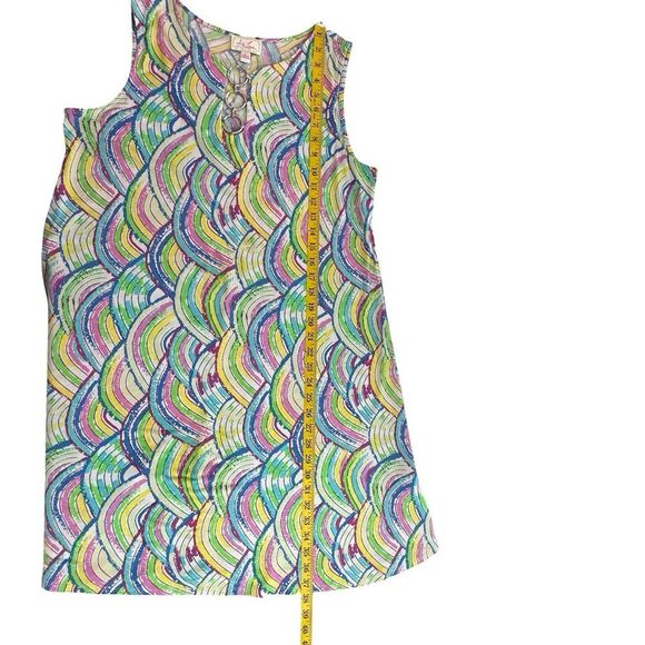 IVY LANE Multi Color Sleeveless Swing Dress Size Large - Picture 13 of 14